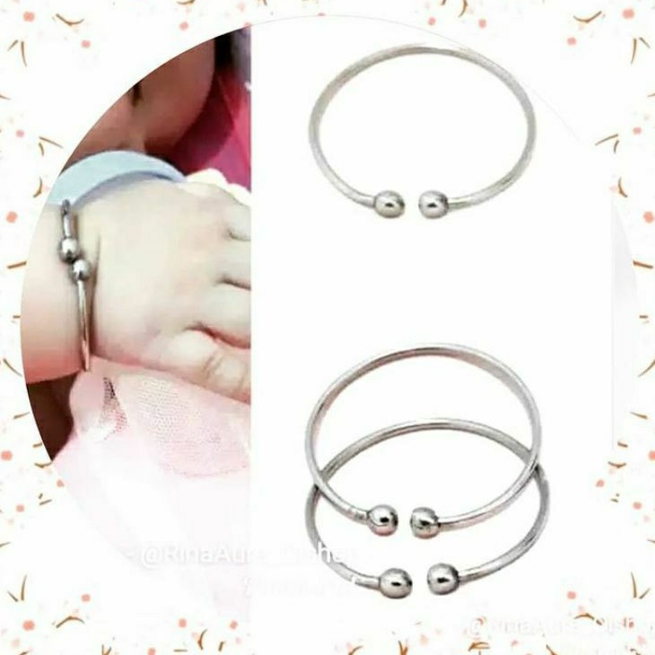 GELANG BAYI PENETRAL PANAS MONEL ASLI / GELANG KESEHATAN / GELANG MONEL MURAH / GELANG BAYI