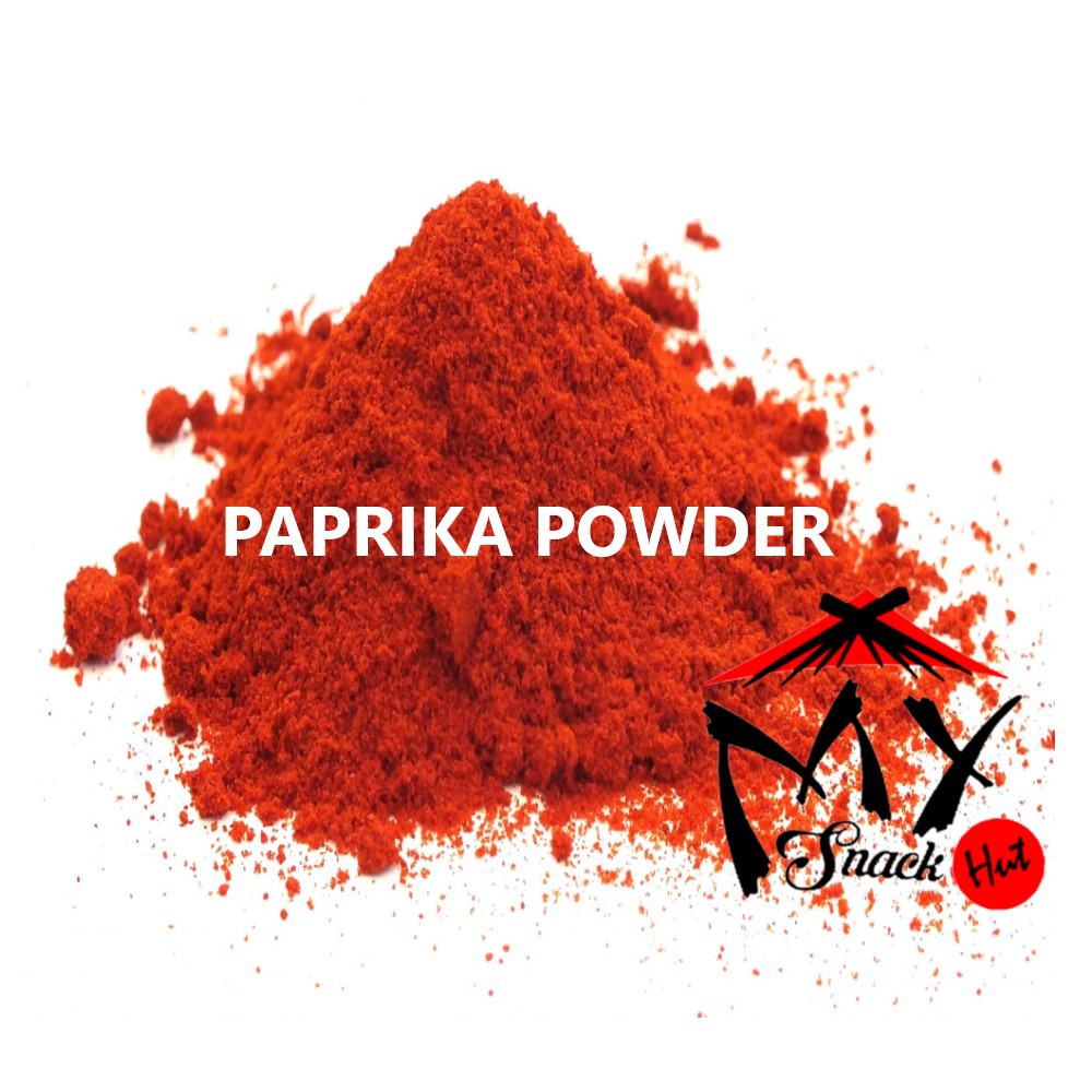 PAPRIKA BUBUK 50GR - RED MERAH PAPRICA POWDER GROUND CABE CABAI CHILLI BELL BELLY CHILI PEPPER HALUS