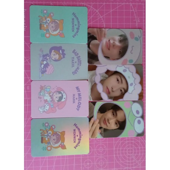 photocard nct x Sanrio b v PC selca renjun Jeno sungchan concept character Winwin taeil Mark STC SPE