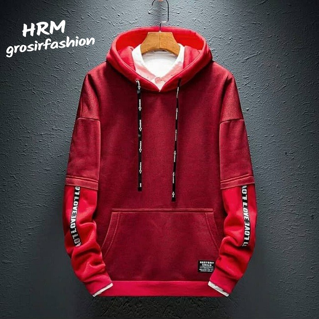 Sweater Pria/Sweater Murah/Sweater Polos/Jaket Sweater/Sweater Hoodie/Love Love Rain Hoodie