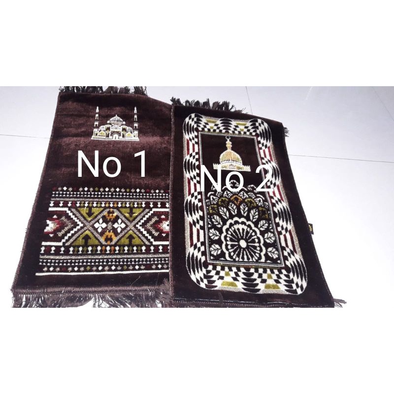 Sajadah Bulu Kecil Turki (cocok buat oleh2 haji umroh)