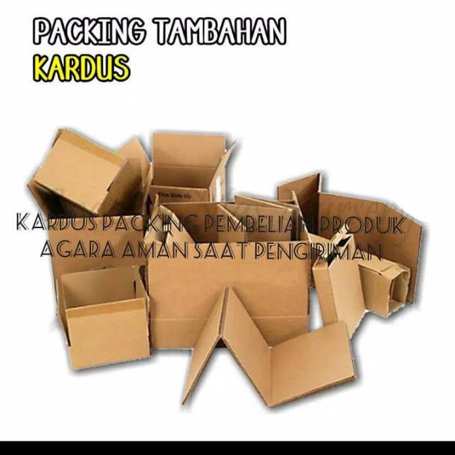 

Packing kardus tambahan