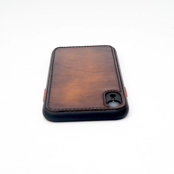 Soft Case iPhone XR Brushoff Leather Premium Free Custom Nama