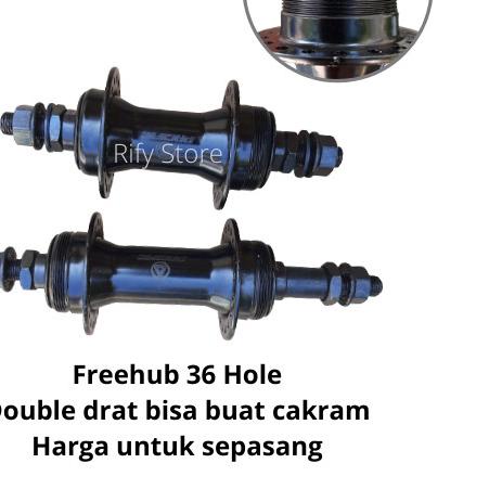 Pacific Hub Freehub 36 Hole Double Drat Dobel ulir