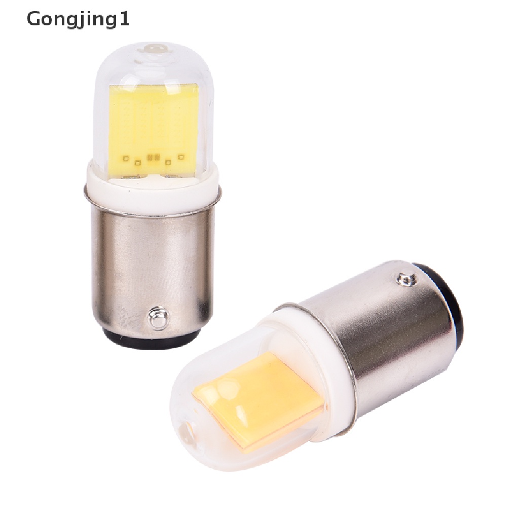 Gongjing1 BA15D Lampu Bohlam LED COB 5W 110V 220V AC Untuk Mesin Jahit