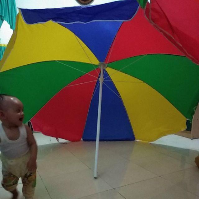 Payung Tenda Besar Diameter 260cm Tutup Besi
