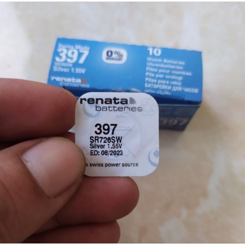 Baterai Batre Renata 397 726 SR726 SR726SW AG2 AG-2 SR59 Original