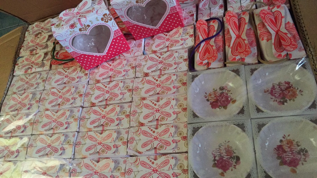 Souvenir Mangkok Bulat Kemas Mika Motif