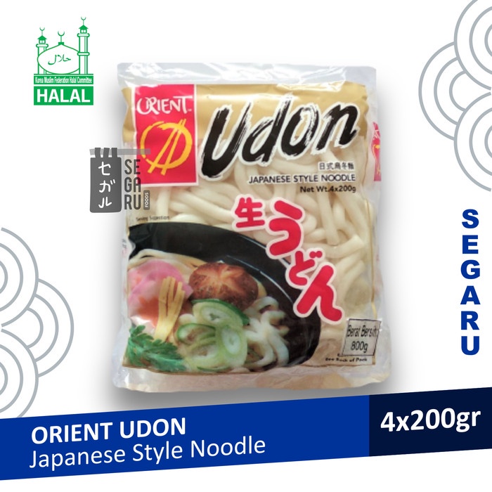 

impor-mie- orient udon halal - japanese style noodle family pack 4x200 gr -mie-impor.