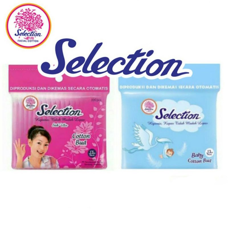 Selection Cotton Bud Bayi Non Mercury | Korek Kuping Dewasa | Baby Newborn Cotton Bud Kapas isi 100 pcs