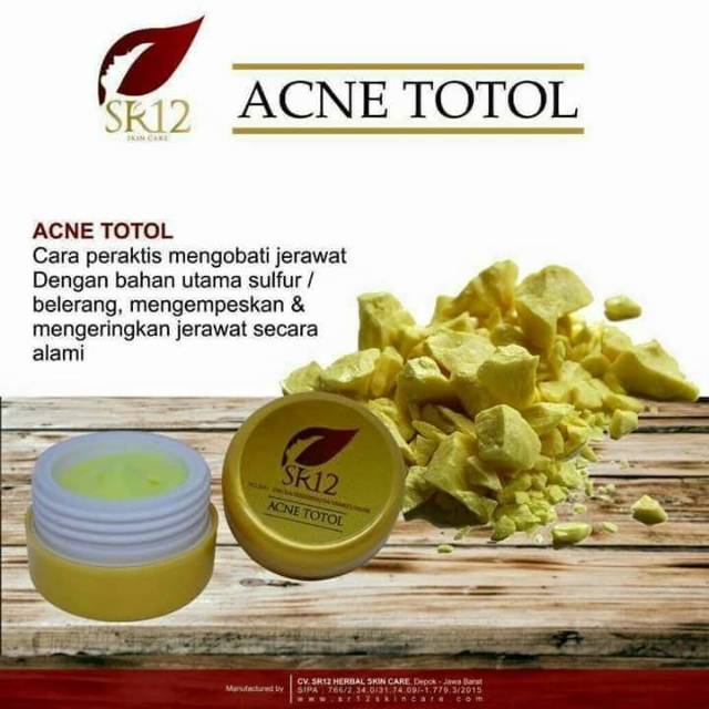 

Acne totol sr12