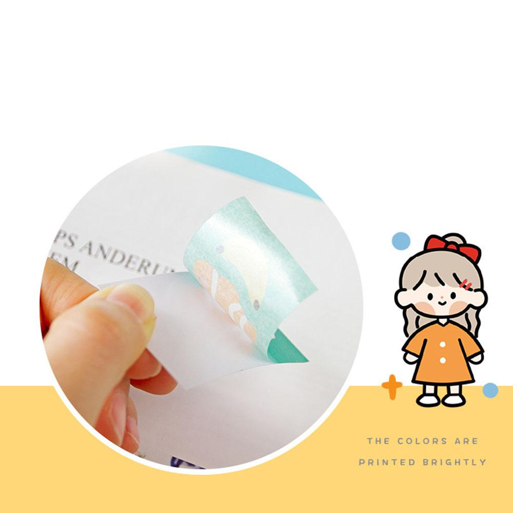 Agustina Stiker Hias 50pcs/set Label Cewek Penanda Hias Buku Alat Tulis Kantor Sekolah Supply Diary Stiker