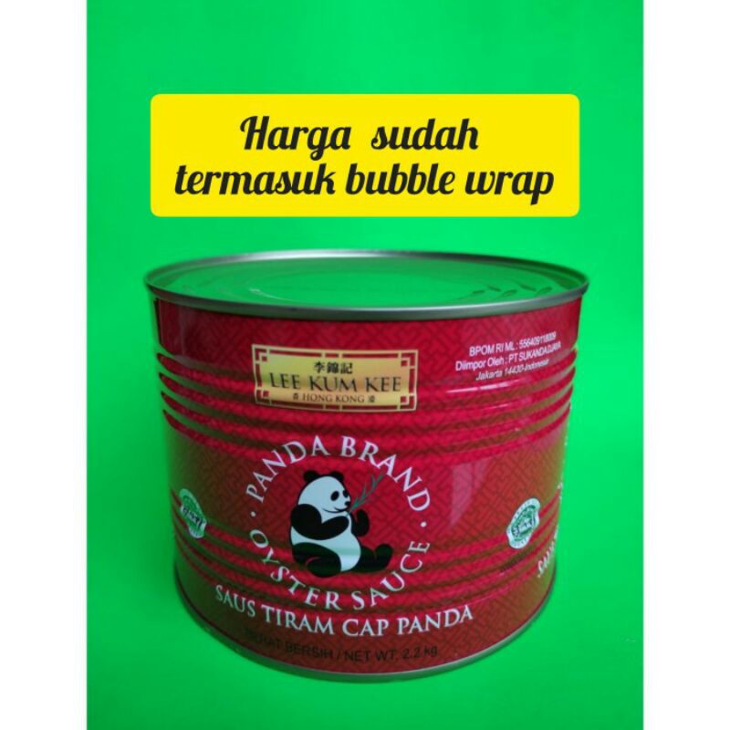 

Saos Tiram Cap Panda ( Oyster Sauce) Lee Kum Kee 2,2 kg
