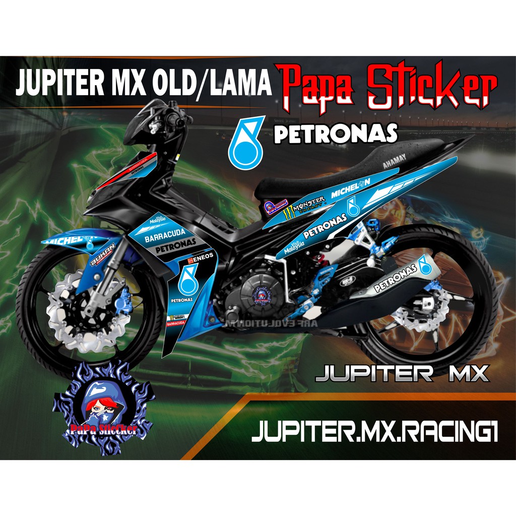 Jual JUPITER MX 135 OLD LAMA SPESIAL PETRONAS STIKER VARIASI JUPITER MX 135 LAMA LIS LIST VARIASI 01 Indonesia Shopee Indonesia