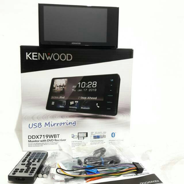 Doubledin Kenwood DDX 719 WBT 7" MirrorLink Android DVD Bluetooth / 719WBT / DDX719 Headunit 2din