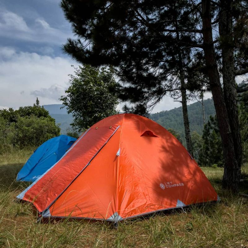 Tenda compas 4p frame alumunium / Tenda Camping compass 4 Orang frame alloy double layer tenda compas dome tenda / tenda ultralight 4p