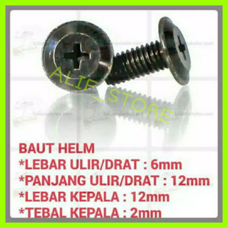 BAUT HELM UNIVERS DIAMETER ULIR 6 MM