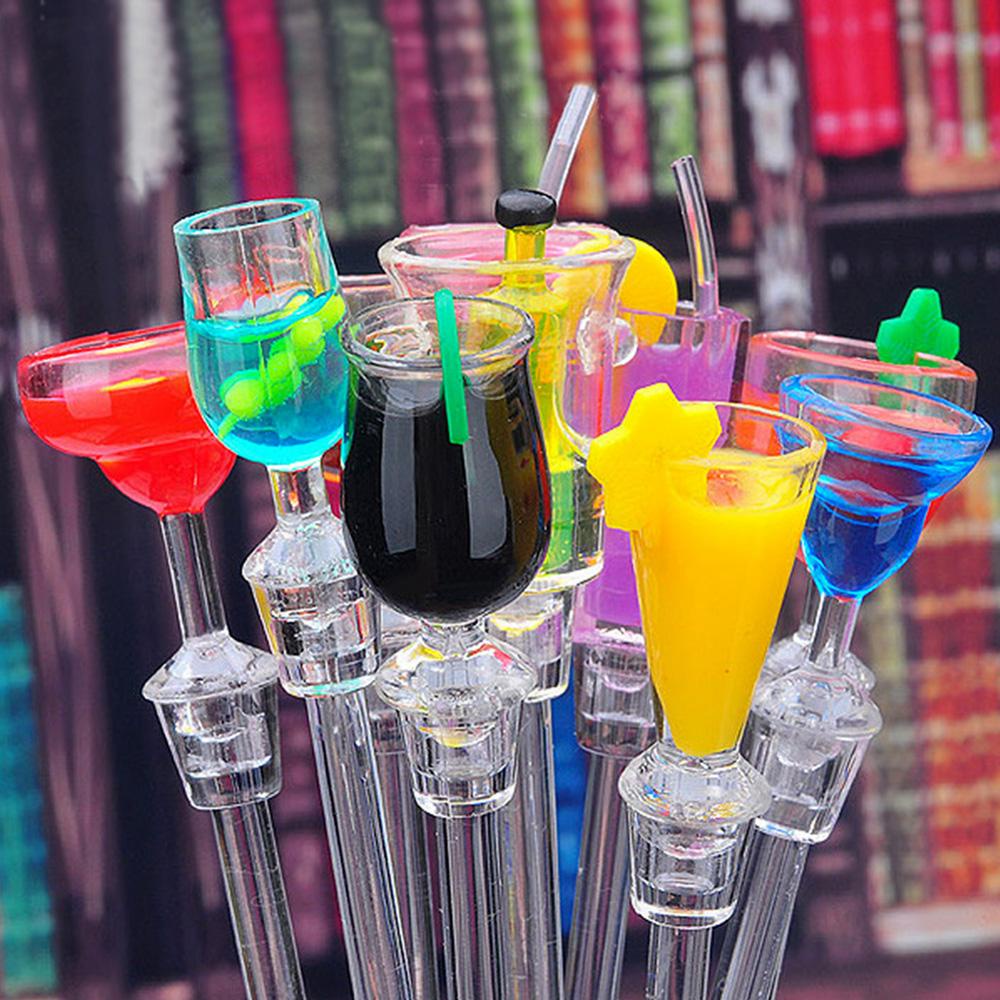 [Elegan] Stirring Stick Party 10Pcs /set Anggur Dapur Agitator Cocktail Stirrer Pengaduk Minuman