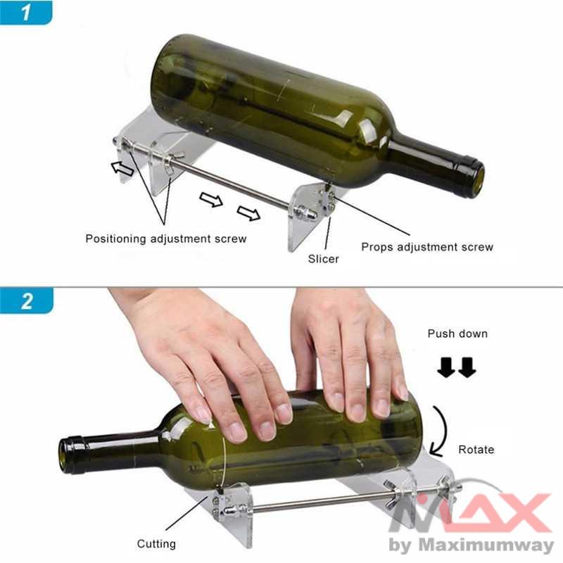 Pemotong botol kaca DWZ Pemotong Botol Kaca Glass Bottle Cutter DIY Tool - WD19