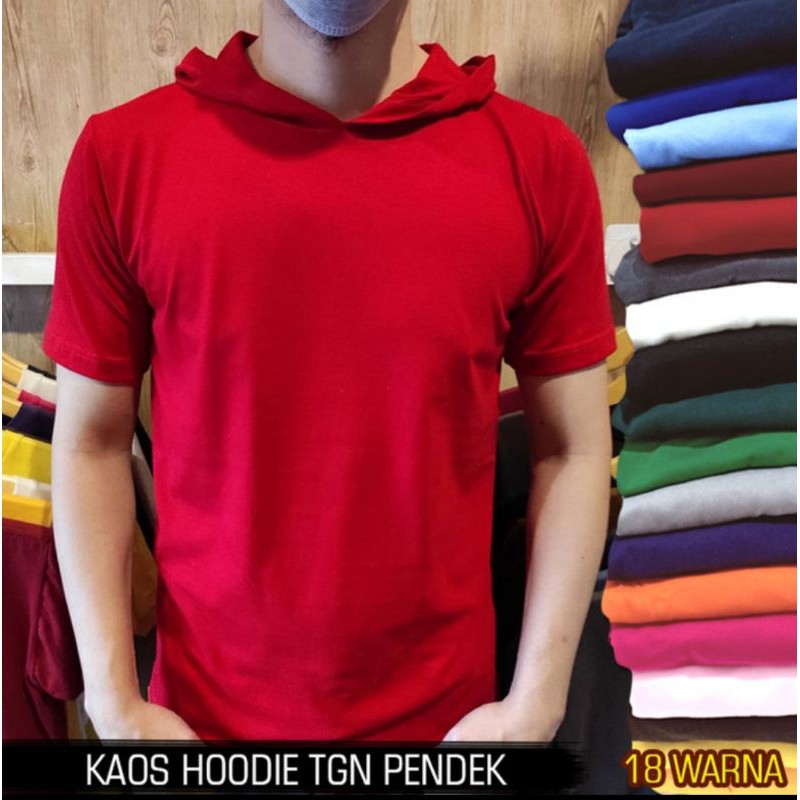 kaos hoodie polos size S-5XL