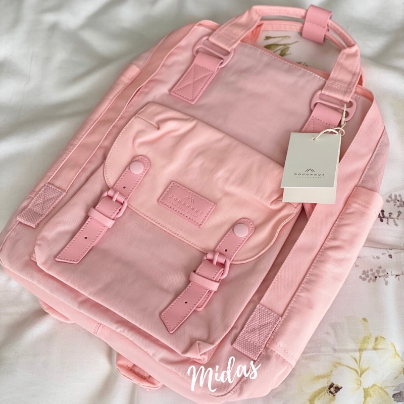 11.11 BIG SALE !! TAS BACKPACK DOUGHNUT MACCARON-PINK