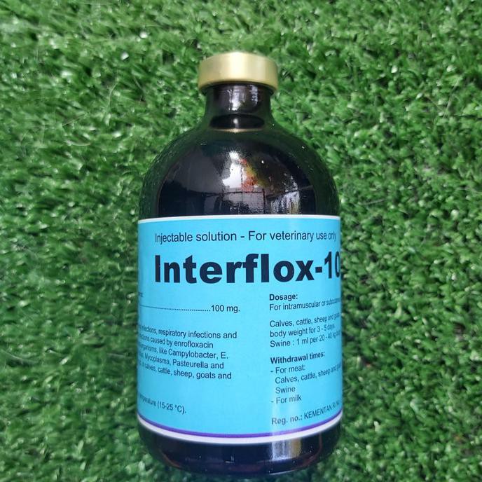 Interflox-100 Obat Flu & Pencernaan Kelinci murah