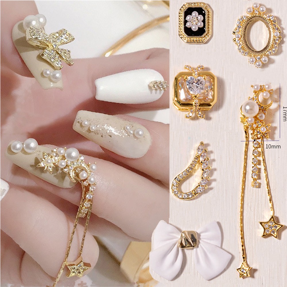 CHARMS Mxbeauty Hiasan Kuku 3d Diy Dengan Berlian Imitasi Untuk Nail Art Butterfly