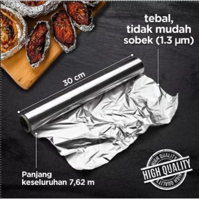 BAGUS Aluminium Foil 45 cm x 5 Meter Box / Refill Alumunium Foil 45cm X 5m