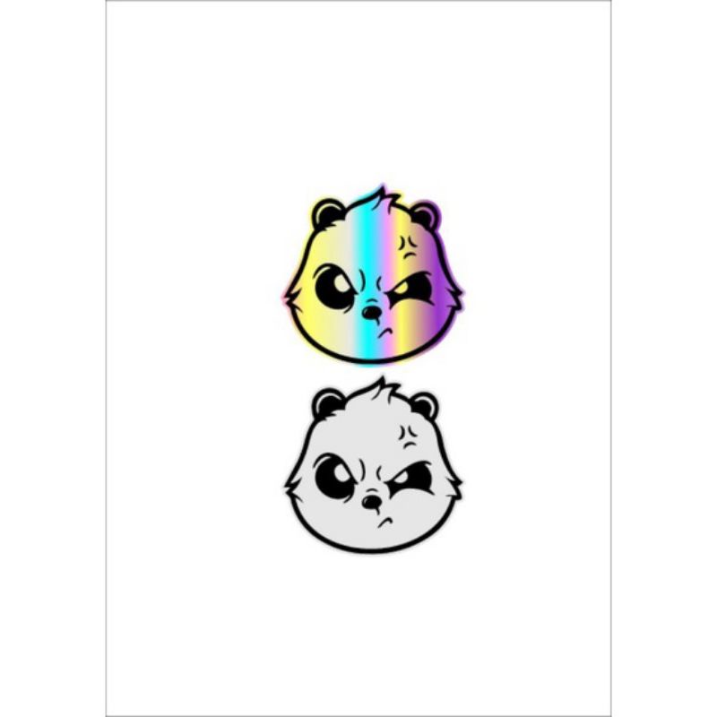 

STICKER CUTTING KEPALA PANDA
