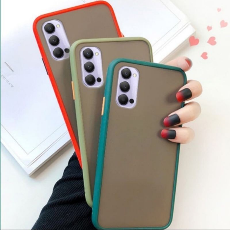 Oppo Reno 4 / 4F / 4 Pro / 5 / 5F Softcase Dove Cover Lis Warna Reno 4 Reno 4 pro Reno 5