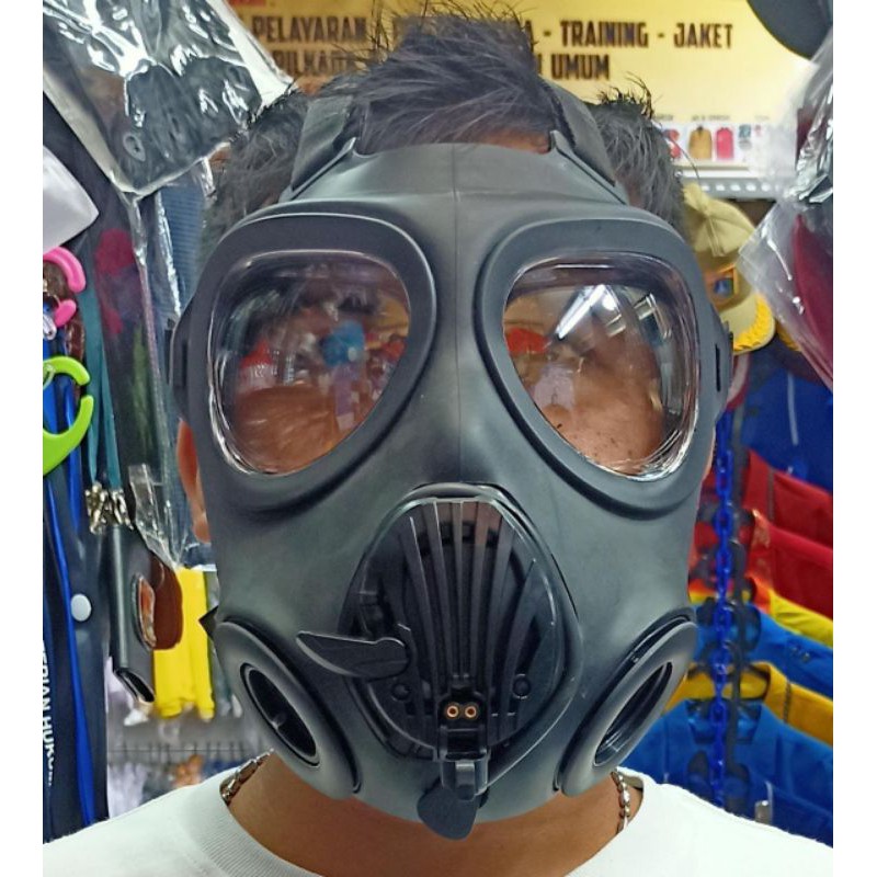 K3 Gas Mask Sancheong Masker Gas Respirator Masker Gas dengan Filter
