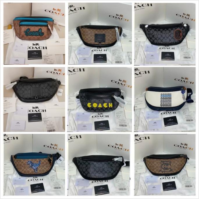 [BISA COD] COACH WAISTBAG TAS PINGGANG PRIA TAS PRIA TAS SELEMPANG FDHGF4654