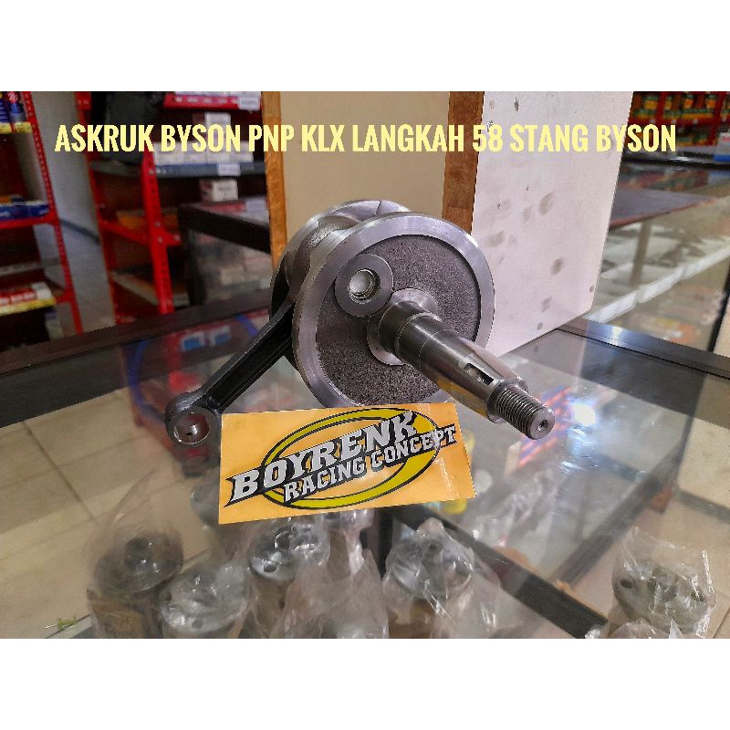 ASKRUK KRUK AS BYSON PNP KLX150 LANGKAH 58 NOLPACKING-BOYRENK
