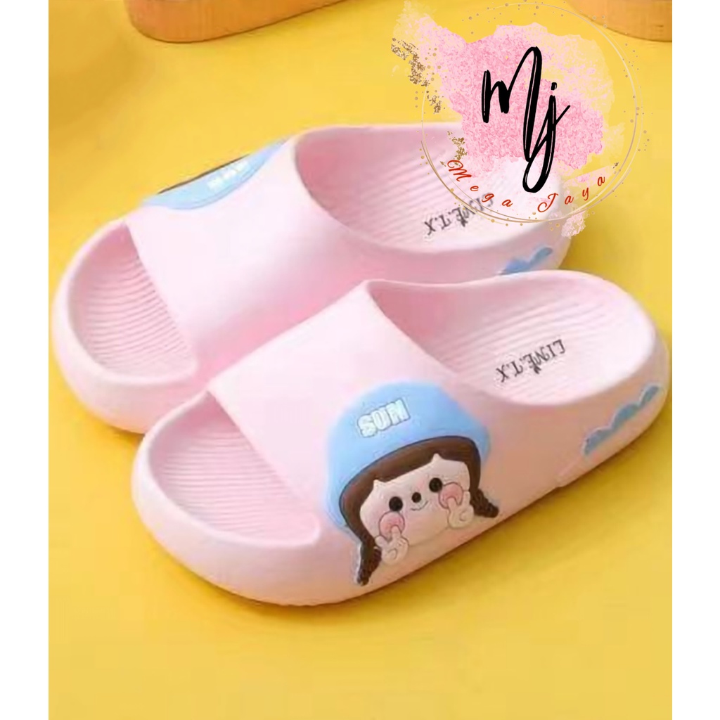 sandal anak karet jelly import sandal gemoi murah