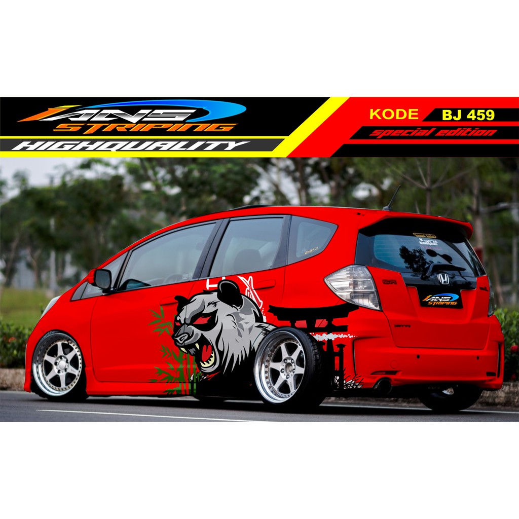 STICKER MOBIL JAZZ, BRIO, AGYA, AYLA, SIGRA, YARIS / DECAL MOBIL / VARIASI STICKER MOBIL / STIKER