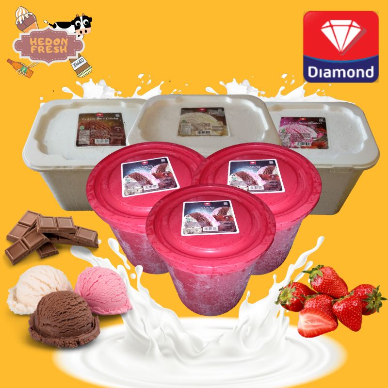 

Ice Cream / Es Krim Diamond 8 Liter Termurah