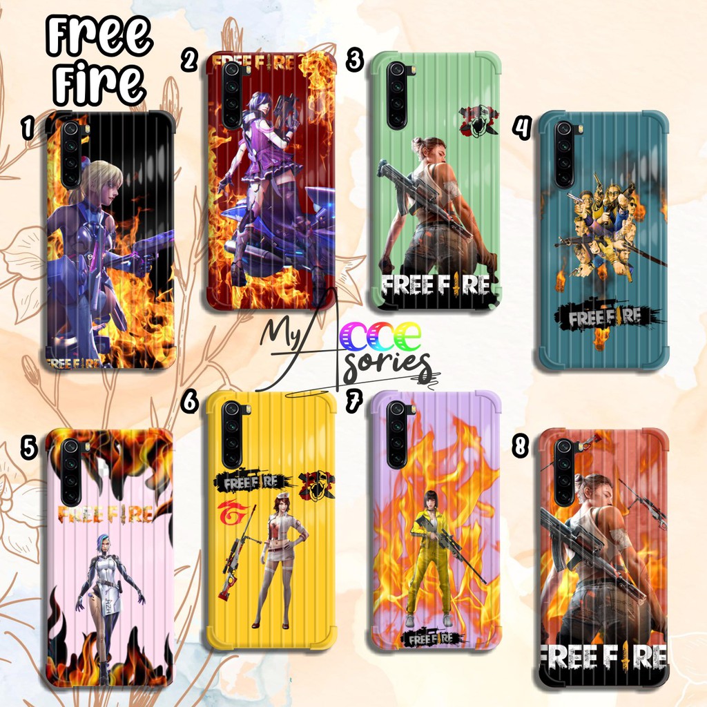 Softcase Free Fire oppo  A3s A1k A5 A9 2020 A7 F9 A5s A31 A52 a53 A92 A37 A57 A59 A71 A83 MY1680