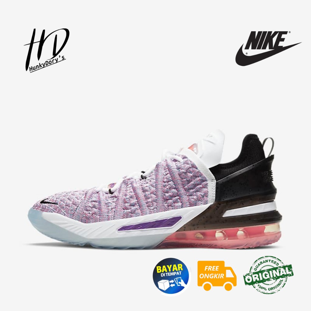 Sepatu Basket Nike Lebron 18 'Multicolor' Original