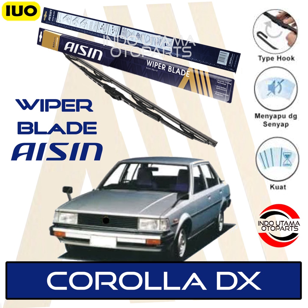 Wiper Mobil Toyota Corolla DX AISIN Sepasang 16-16&quot; ORIGINAL