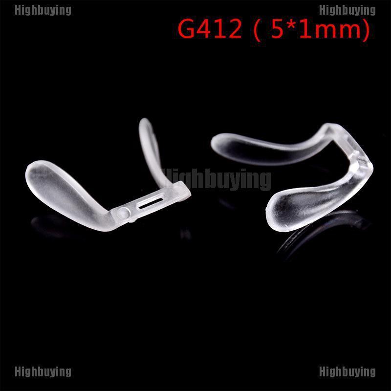 Hbid Glory 2pcs Bantalan Hidung Kacamata Bahan Plastik Pvc Anti Slip