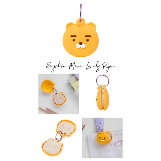 

Kakao Friends Keychain Memo - Lovely Ryan