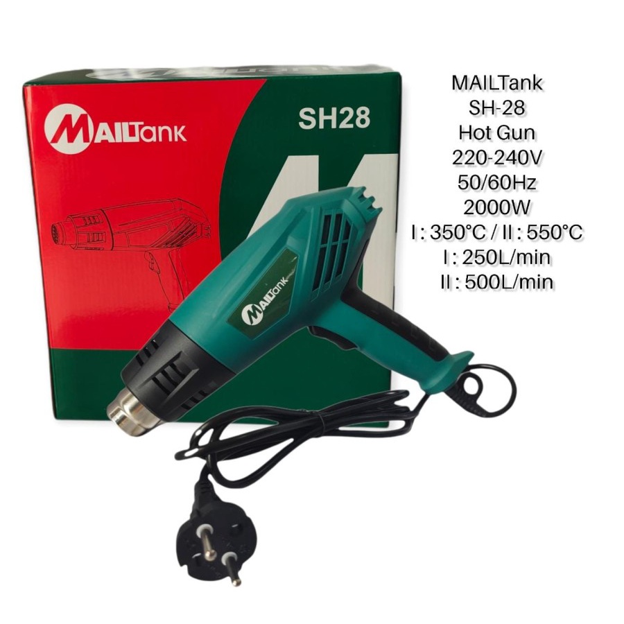Jual Mailtank Hot Gun Heat Gun Pemanas Heavy Duty SH28 2000 W pistol