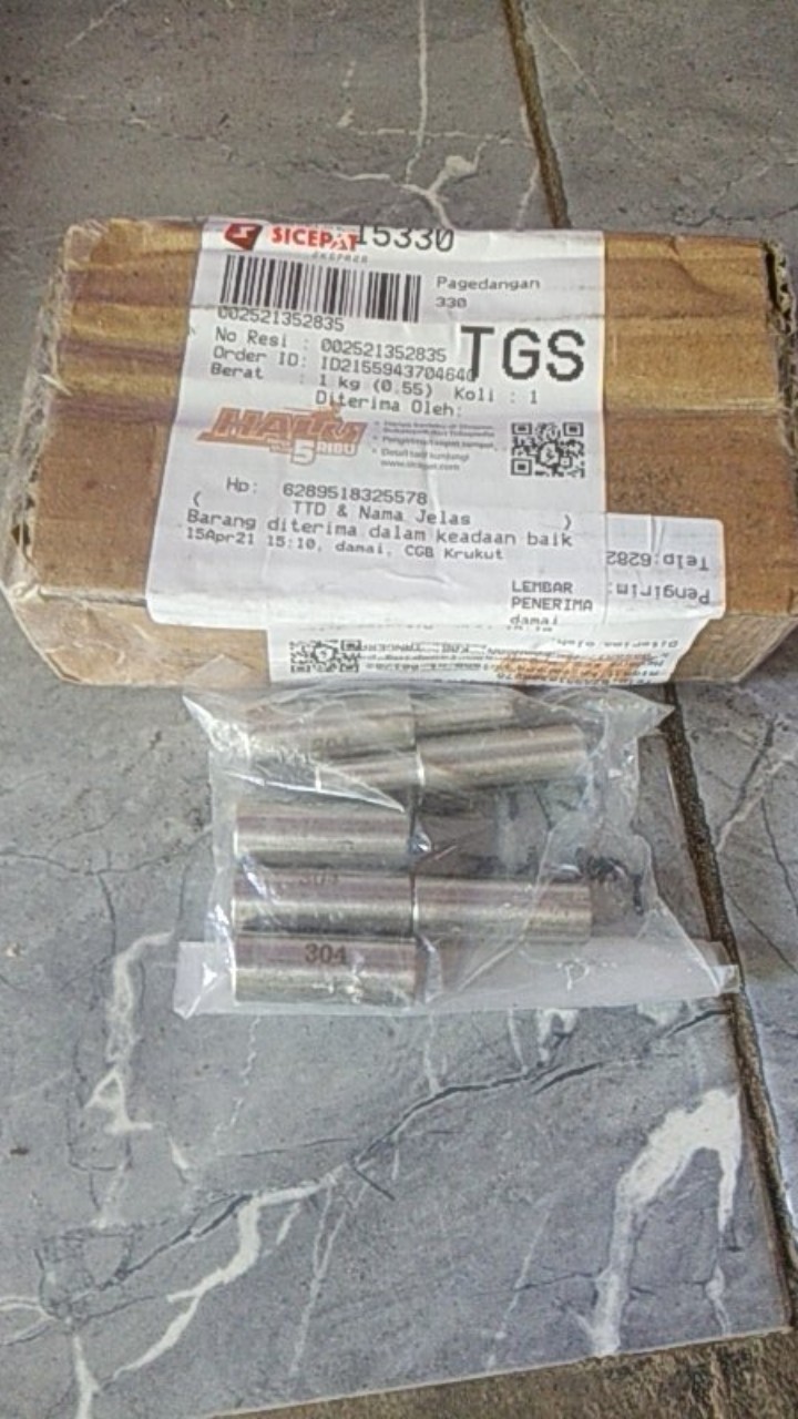 Engsel Pagar Pintu Stainless 304 Anti Karat 1/2 Inch 12mm Not Bosch