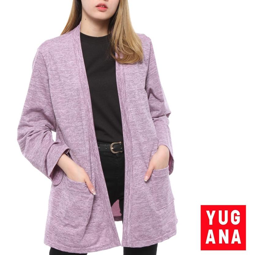 ♂ BL- CRGIGI Cardigan Oversize Wanita Lengan Panjang Polos ➯