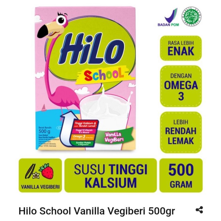 

Hilo school vanila vegibery 500gr