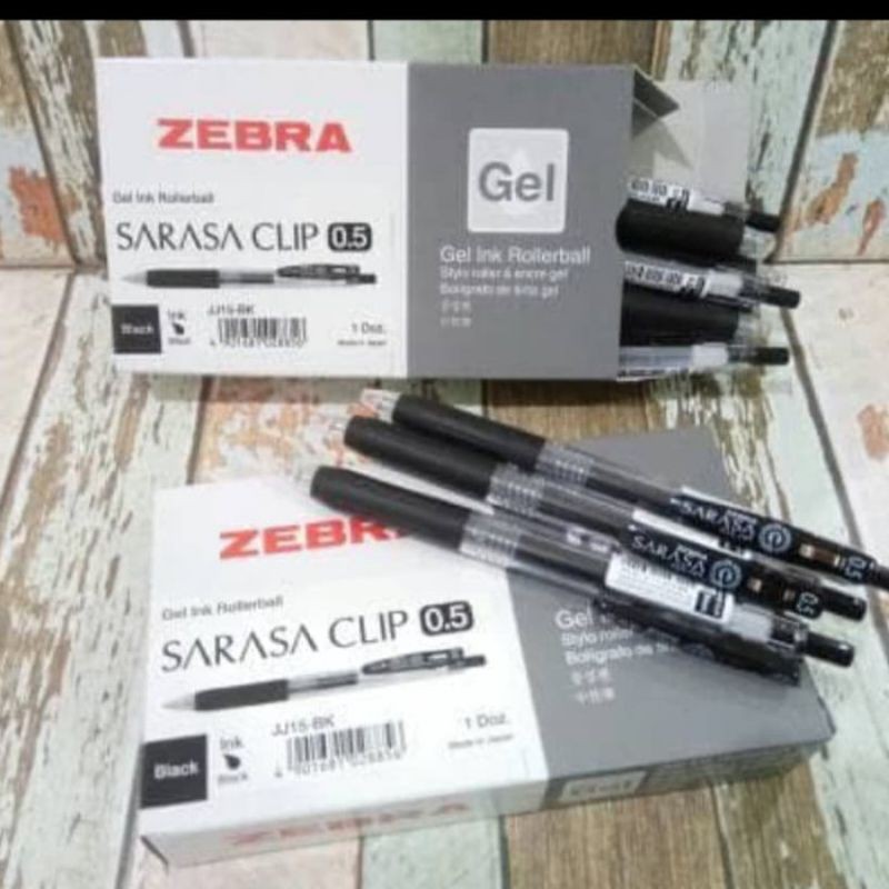 

Pulpen Gel Zebra Sarasa 0.5mm Hitam