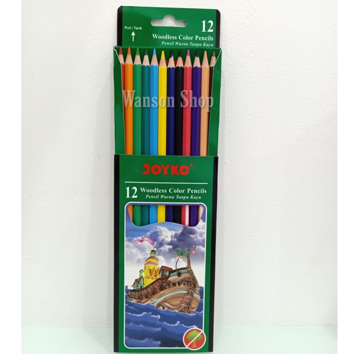 

TULIS-ALAT- PENSIL WARNA 12 WARNA JOYKO PANJANG MURAH -ALAT-TULIS.