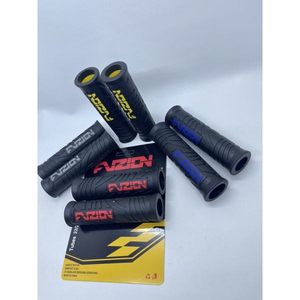 Handgrip Stang fuzion rubber grip motif new sarung gas karet gas handfat universal variasi motor kiri kanan