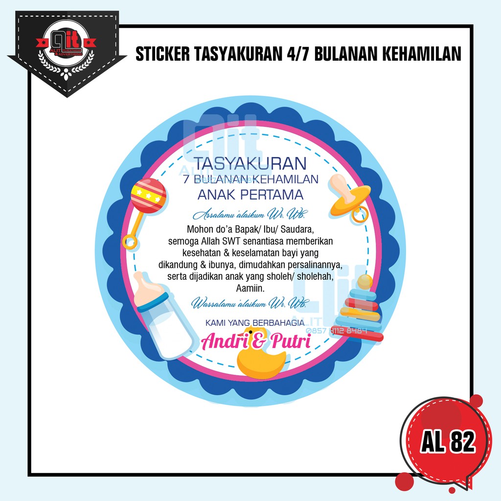 

STICKER SYUKURAN KEHAMILAN 4/7 BULANAN