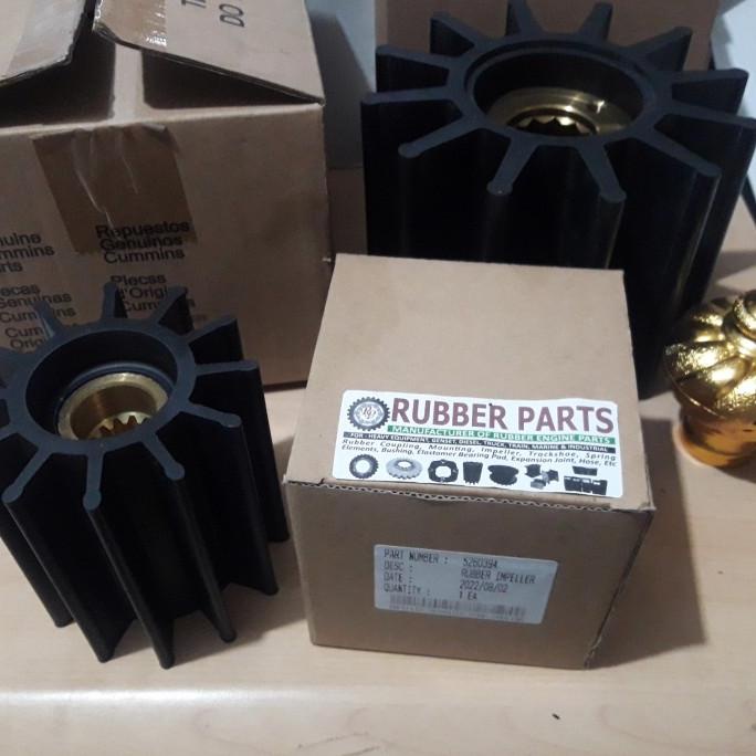 Rubber Flexible Impeller Seawater Pump Cummins 5260394 4933743 4019403